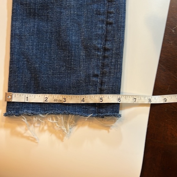 CAbi women’s jeans size 0 style 917 medium wash Boyfriend cut cropped ankle - Picture 10 of 12